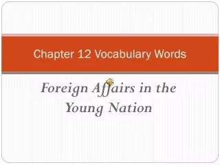 Chapter 12 Vocabulary Words