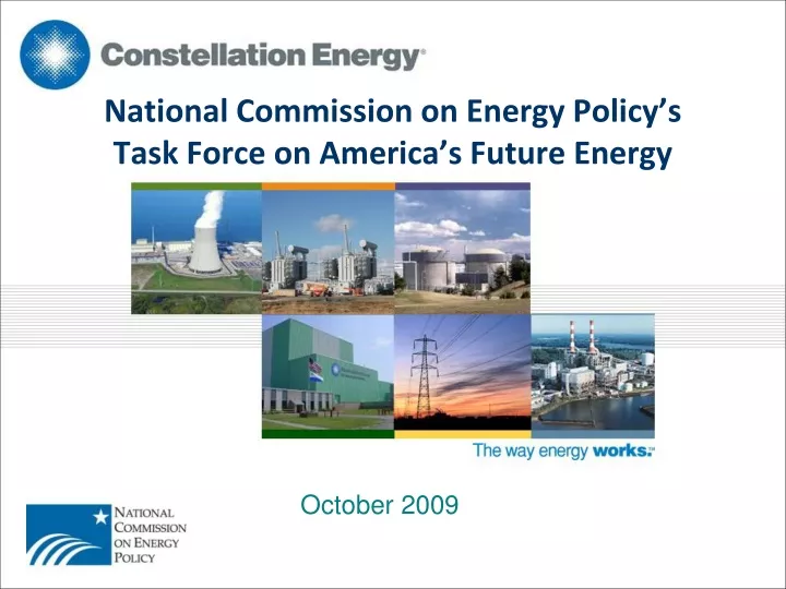 national commission on energy policy s task force on america s future energy