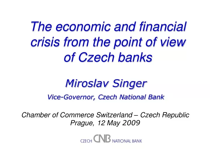 chamber of commerce switzerland czech republic prague 12 may 2009