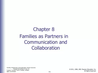 Chapter 8 Families as Partners in Communication and Collaboration