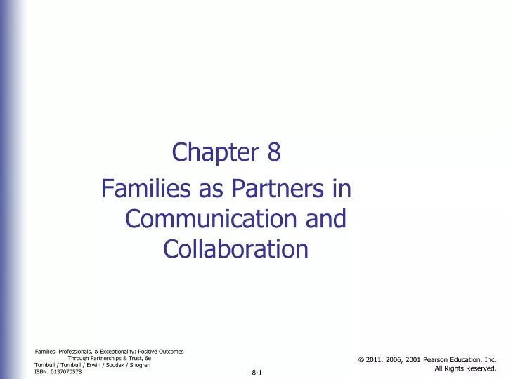 chapter 8 families as partners in communication
