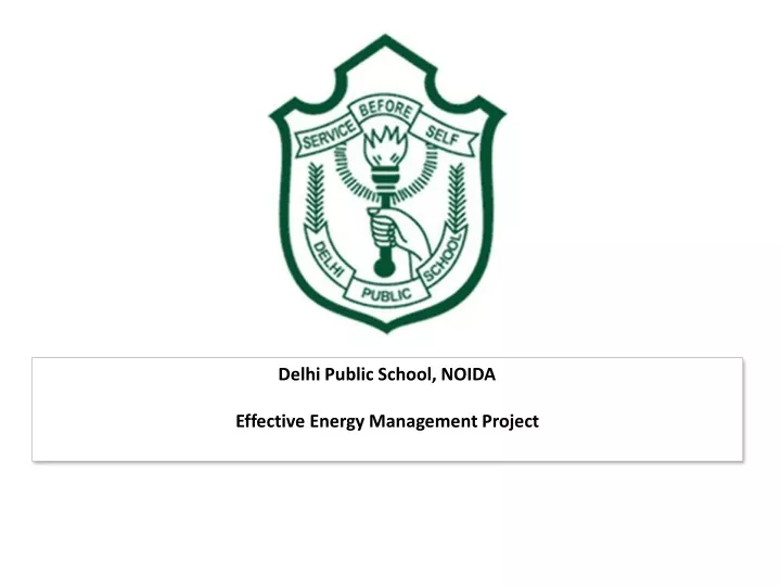 delhi public school noida effective energy