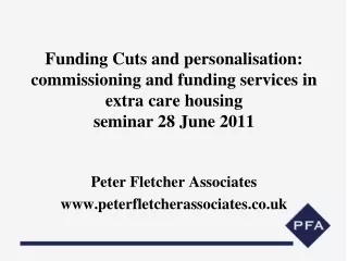 Peter Fletcher Associates peterfletcherassociates.co.uk
