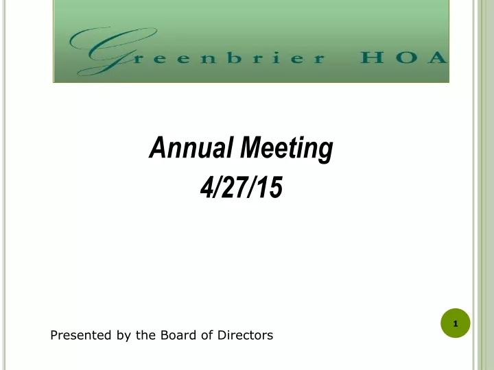 annual meeting 4 27 15