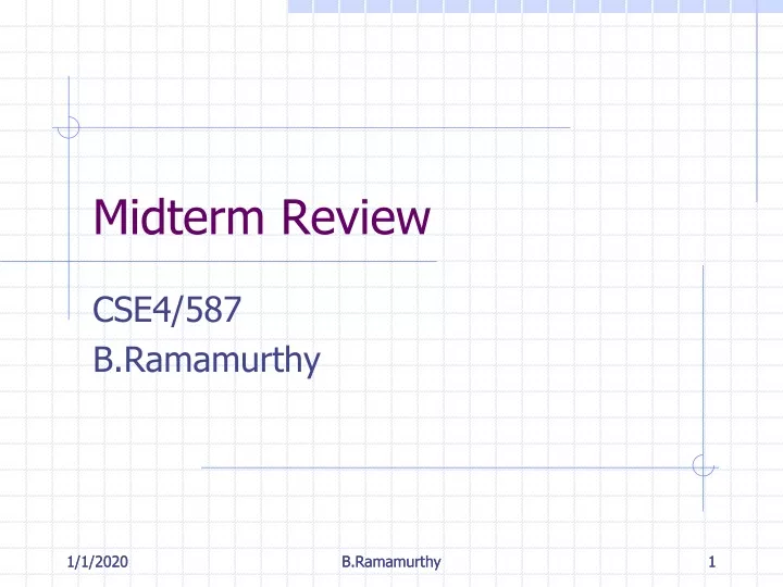 midterm review