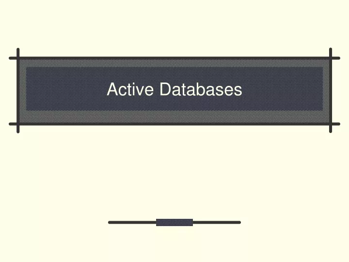 active databases