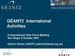 G É ANT2  International Activities