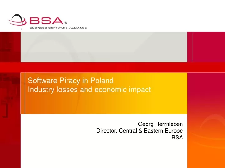 software piracy in poland industry losses