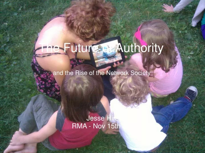 the future of authority