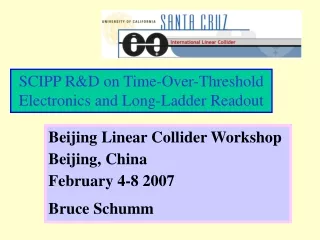 SCIPP R&amp;D on Time-Over-Threshold Electronics and Long-Ladder Readout