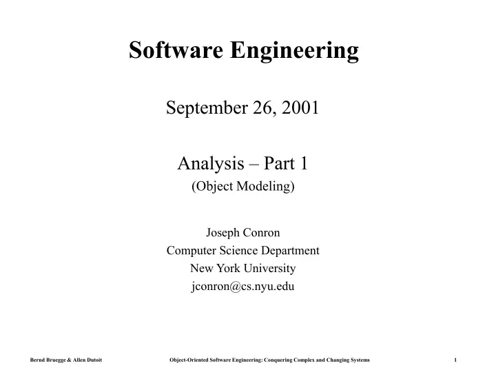 software engineering