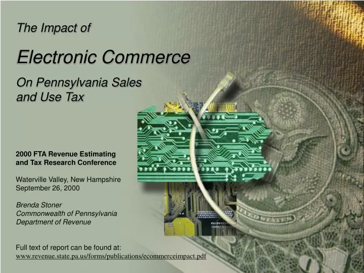 the impact of electronic commerce on pennsylvania