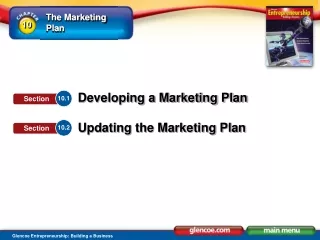 Identify the purpose of the marketing plan.