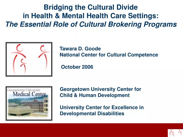 bridging the cultural divide in health mental