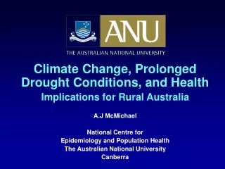 Climate Change, Prolonged Drought Conditions, and Health Implications for Rural Australia