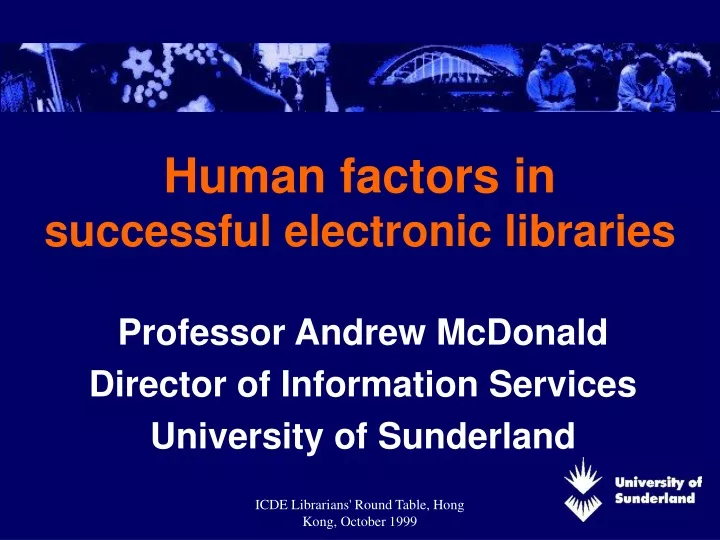 human factors in successful electronic libraries