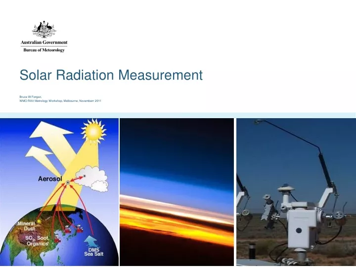 solar radiation measurement