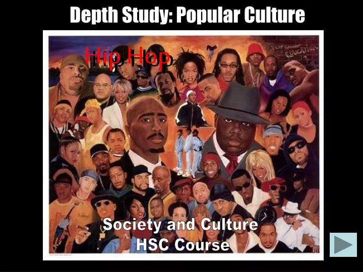 depth study popular culture
