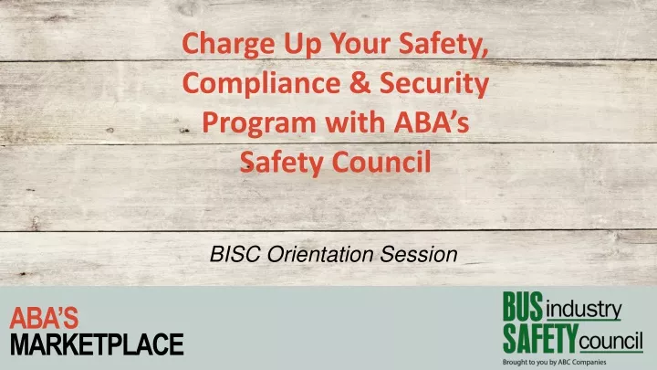charge up your safety compliance security program