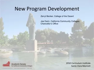 New Program Development