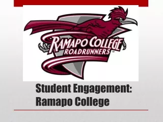 Student Engagement: Ramapo College