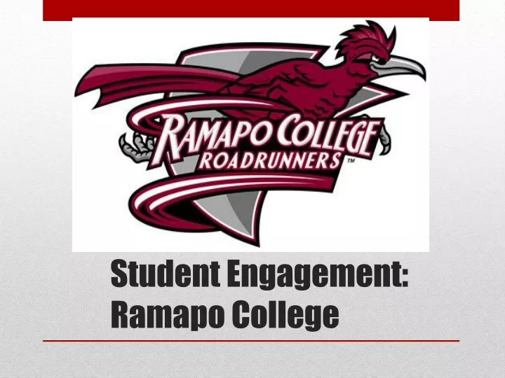 student engagement ramapo college