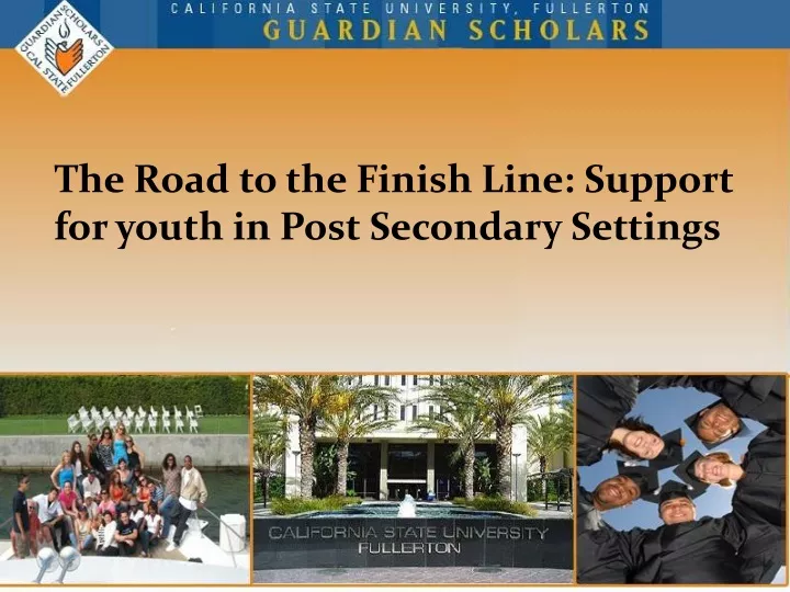 the road to the finish line support for youth