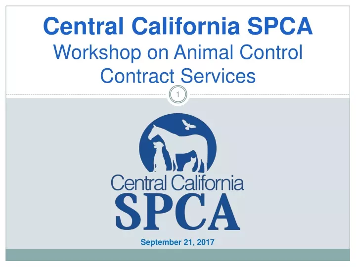 central california spca workshop on animal control contract services