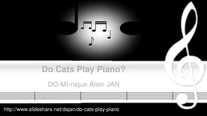 do cats play piano