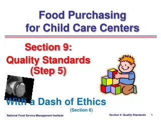 Section 9:   Quality Standards (Step 5)
