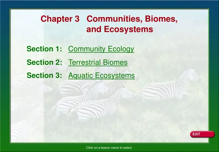 chapter 3 communities biomes