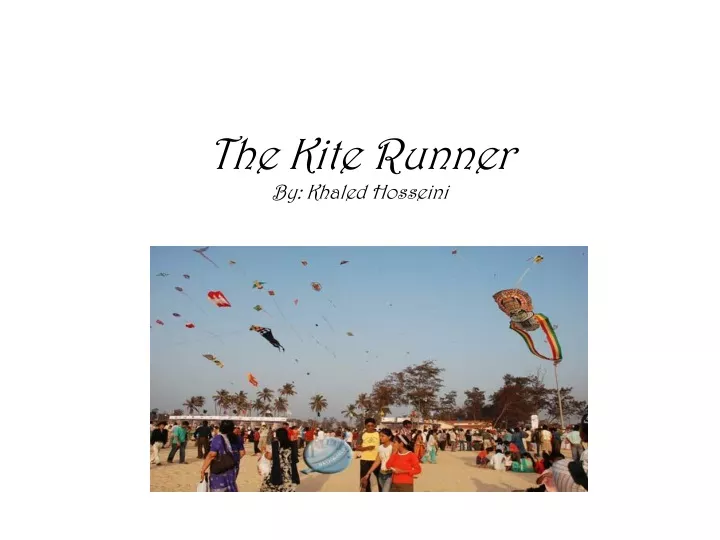 the kite runner by khaled hosseini