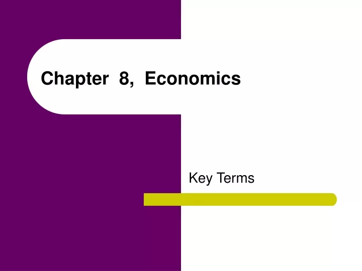 chapter 8 economics