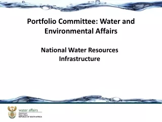 National Water Resources Infrastructure