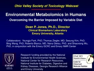 Environmental Metabolomics in Humans   Overcoming the Barrier Imposed by Variable Diet