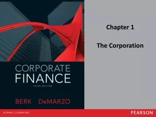 Chapter 1 The Corporation