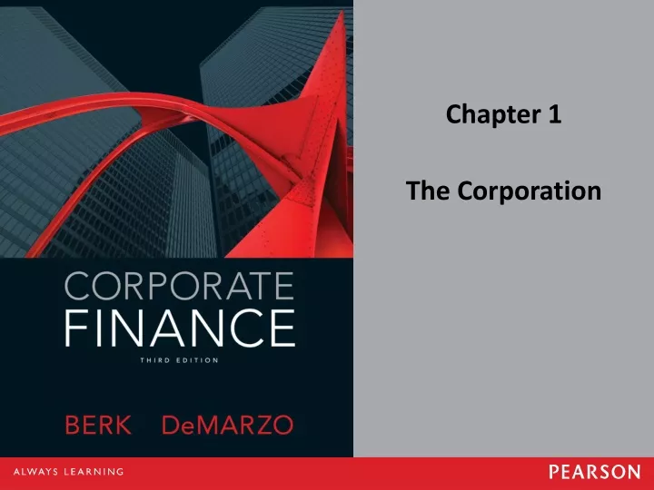 chapter 1 the corporation