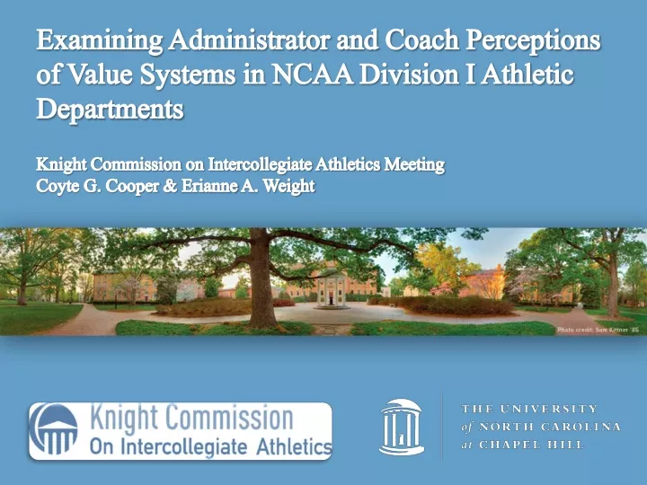 examining administrator and coach perceptions