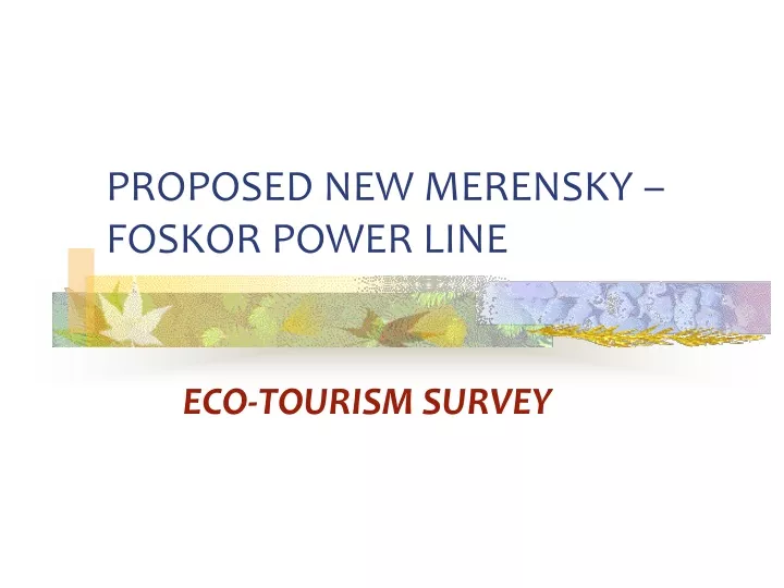 proposed new merensky foskor power line