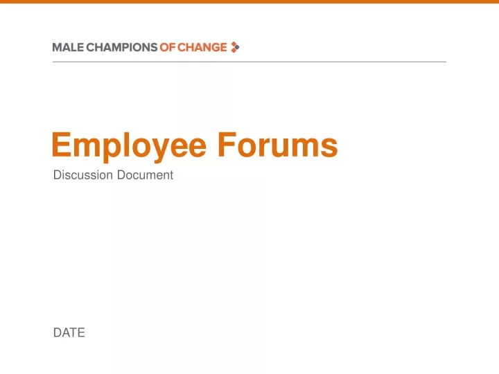 employee forums