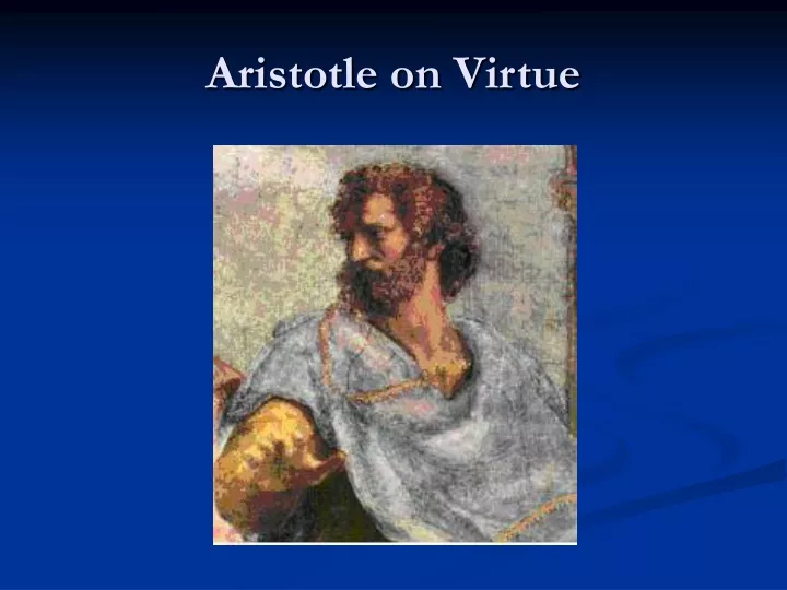 aristotle on virtue