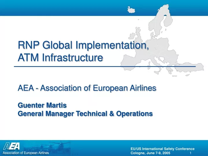 rnp global implementation atm infrastructure