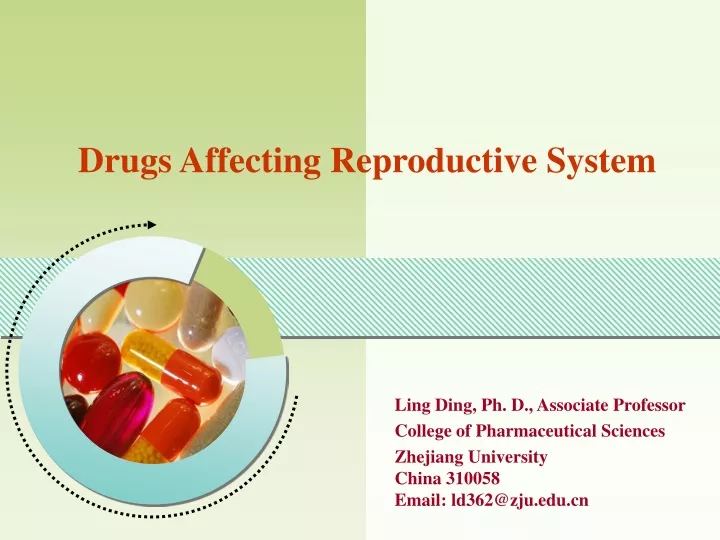 drugs affecting reproductive system