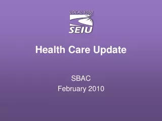 Health Care Update