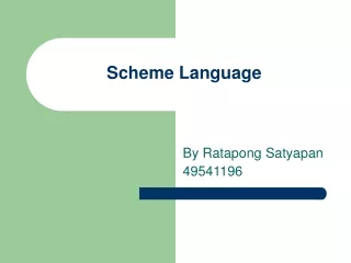 Scheme Language