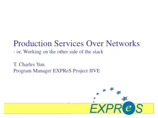Production Services Over Networks - or, Working on the other side of the stack