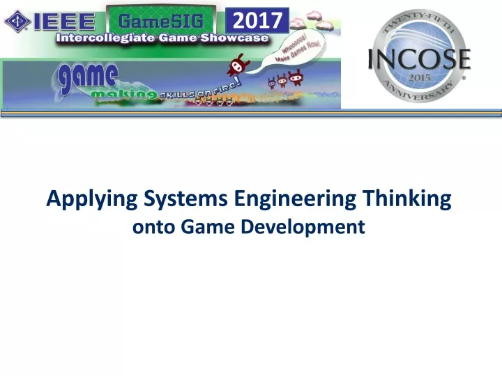 applying systems engineering thinking onto game development