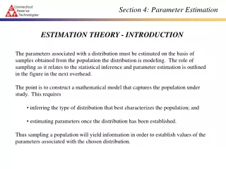 Section 4: Parameter Estimation