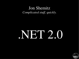 Jon Shemitz Complicated stuff, quickly.