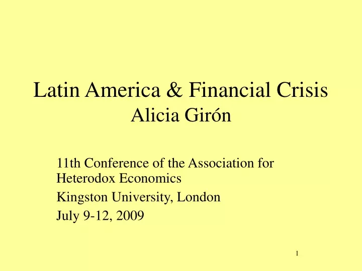 latin america financial crisis alicia gir n